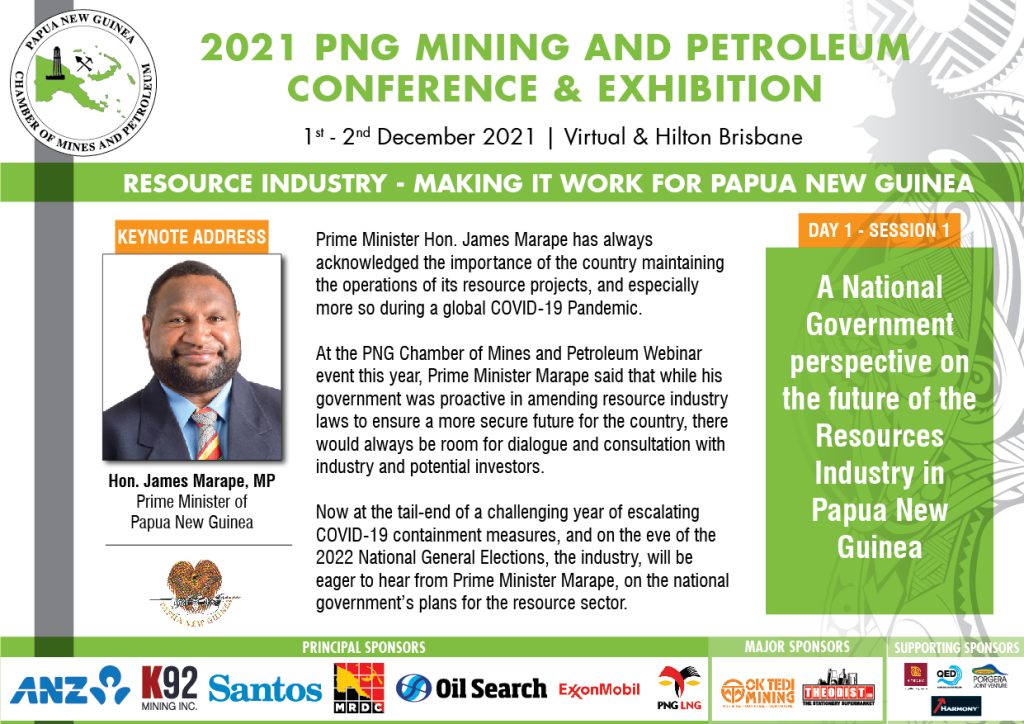 Prime Minister James Marape to Deliver Keynote Address