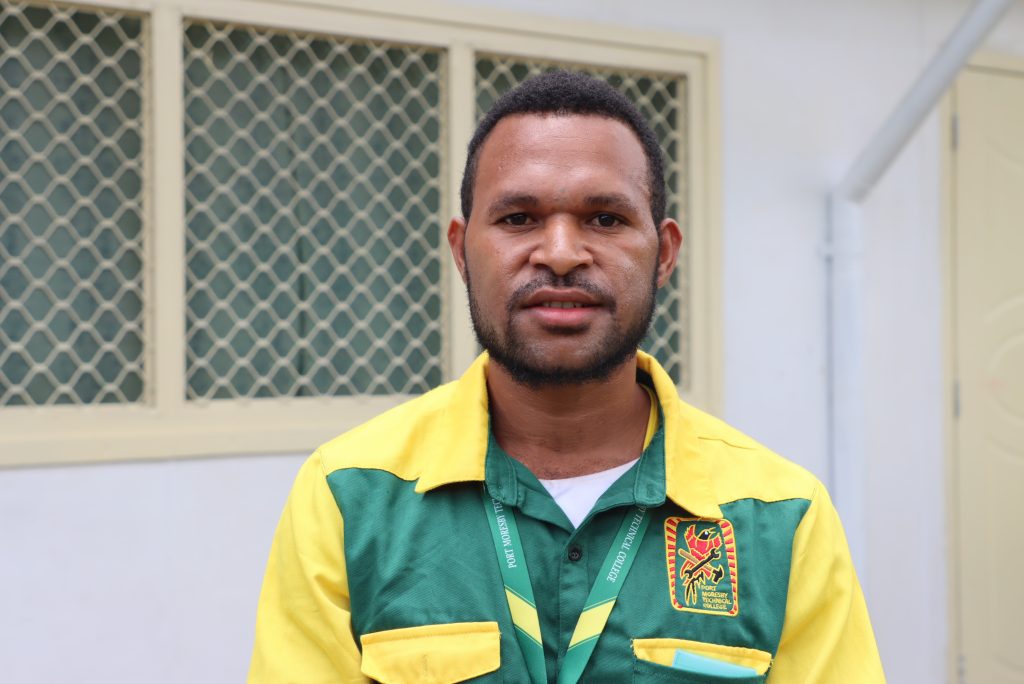 Papua LNG TVET Scholarship Recipients: Beldon Iso gets a second chance at an education and stresses the importance of an education
